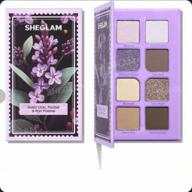 پالت سایه ۸ رنگ لایلک شیگلم مدل Dusty Lilac, Please