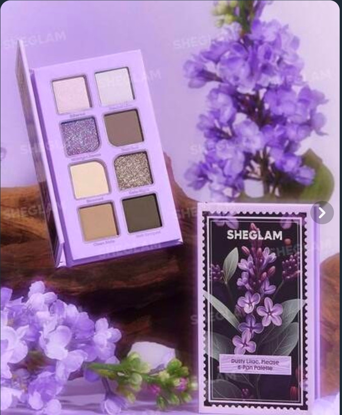 پالت سایه ۸ رنگ لایلک شیگلم مدل Dusty Lilac, Please