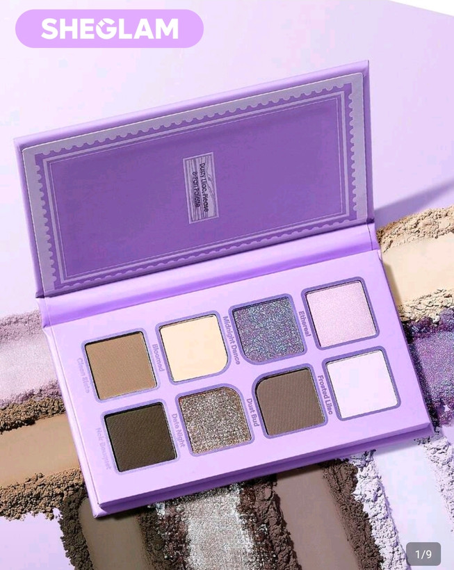 پالت سایه ۸ رنگ لایلک شیگلم مدل Dusty Lilac, Please